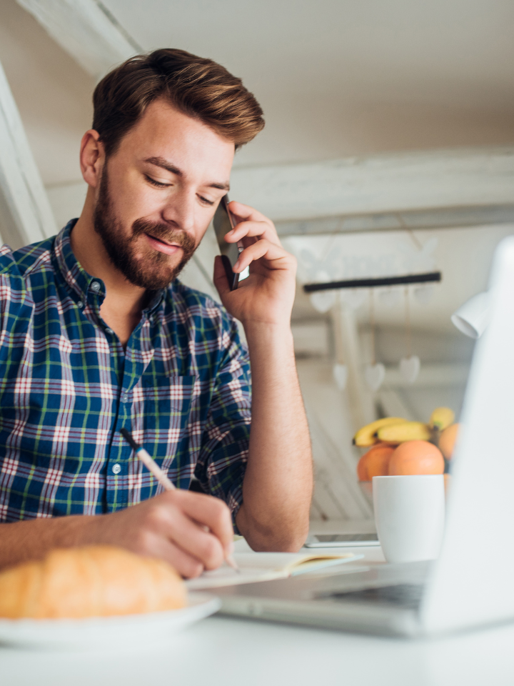 Homeowner learns about the inflation reduction act.