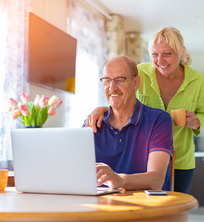 Couple orders fuel online.